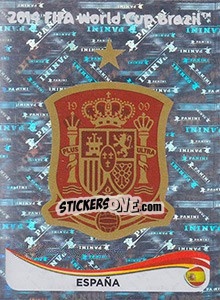 Sticker Badge - FIFA World Cup Brazil 2014. Platinum edition n. 108 - Panini