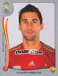 Sticker Álvaro Arbeloa