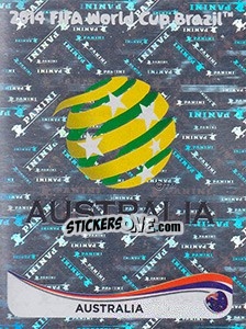 Sticker Badge - FIFA World Cup Brazil 2014. Platinum edition n. 165 - Panini
