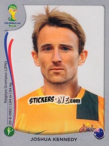 Sticker Joshua Kennedy - FIFA World Cup Brazil 2014. Platinum edition n. 183 - Panini