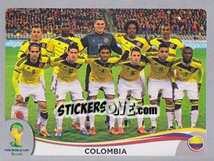 Sticker Team - FIFA World Cup Brazil 2014. Platinum edition n. 185 - Panini