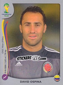 Cromo David Ospina