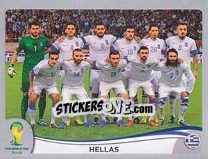 Sticker Team - FIFA World Cup Brazil 2014. Platinum edition - Panini