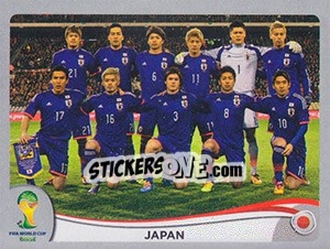 Sticker Team - FIFA World Cup Brazil 2014. Platinum edition n. 242 - Panini