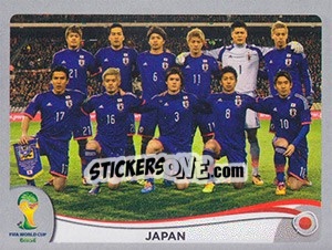 Sticker Team - FIFA World Cup Brazil 2014. Platinum edition - Panini