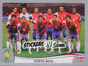 Sticker Team - FIFA World Cup Brazil 2014. Platinum edition n. 280 - Panini