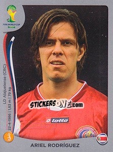 Sticker Ariel Rodriguez - FIFA World Cup Brazil 2014. Platinum edition n. 288 - Panini