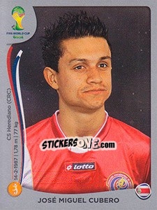 Sticker Jose Miguel Cubero - FIFA World Cup Brazil 2014. Platinum edition n. 290 - Panini