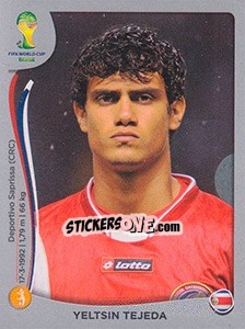 Sticker Yeltsin Tejeda - FIFA World Cup Brazil 2014. Platinum edition n. 293 - Panini