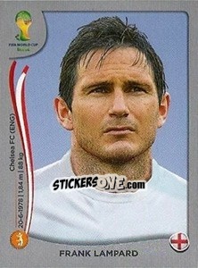 Cromo Frank Lampard - FIFA World Cup Brazil 2014. Platinum edition - Panini