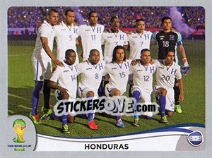 Sticker Team - FIFA World Cup Brazil 2014. Platinum edition - Panini