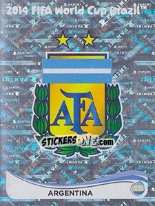 Sticker Badge - FIFA World Cup Brazil 2014. Platinum edition n. 412 - Panini