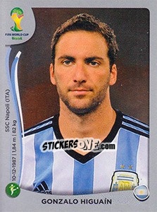 Sticker Gonzalo Higuaín