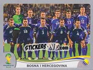 Sticker Team - FIFA World Cup Brazil 2014. Platinum edition - Panini