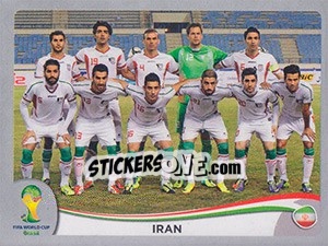 Sticker Team - FIFA World Cup Brazil 2014. Platinum edition n. 451 - Panini