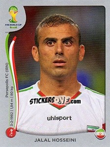Sticker Jalal Hosseini - FIFA World Cup Brazil 2014. Platinum edition n. 453 - Panini