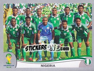Sticker Team - FIFA World Cup Brazil 2014. Platinum edition n. 470 - Panini
