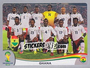 Sticker Team - FIFA World Cup Brazil 2014. Platinum edition n. 527 - Panini