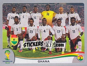 Sticker Team - FIFA World Cup Brazil 2014. Platinum edition - Panini