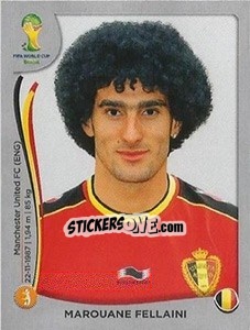 Sticker Marouane Fellaini - FIFA World Cup Brazil 2014. Platinum edition n. 576 - Panini