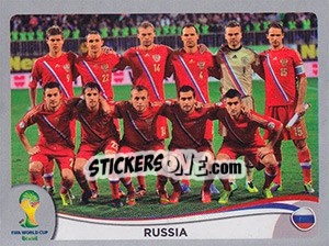 Sticker Team - FIFA World Cup Brazil 2014. Platinum edition - Panini