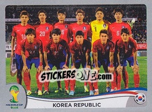 Sticker Team - FIFA World Cup Brazil 2014. Platinum edition - Panini