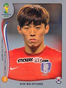 Sticker Kim Bo-Kyung - FIFA World Cup Brazil 2014. Platinum edition n. 634 - Panini