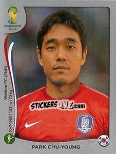 Figurina Park Chu-Young - FIFA World Cup Brazil 2014. Platinum edition - Panini