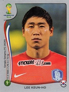 Sticker Lee Keun-Ho - FIFA World Cup Brazil 2014. Platinum edition n. 639 - Panini
