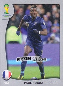 Sticker Paul Pogba - FIFA World Cup Brazil 2014. Platinum edition n. P9 - Panini