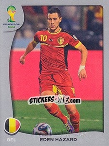 Sticker Eden Hazard - FIFA World Cup Brazil 2014. Platinum edition n. P15 - Panini
