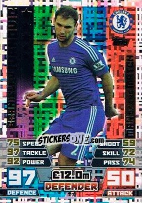 Sticker Branislav Ivanovic - English Premier League 2014-2015. Match Attax Extra n. M7 - Topps