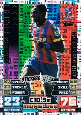 Cromo Yannick Bolasie - English Premier League 2014-2015. Match Attax Extra - Topps