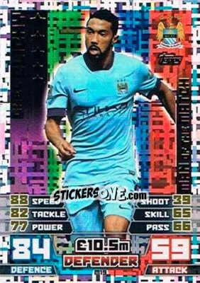 Sticker Gael Clichy - English Premier League 2014-2015. Match Attax Extra n. M19 - Topps