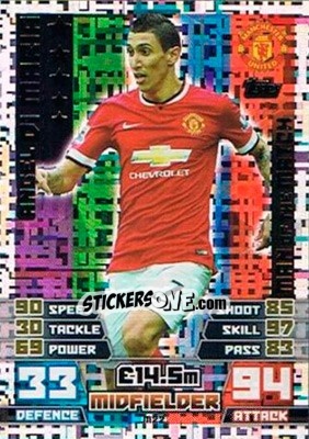 Sticker Angel Di Maria - English Premier League 2014-2015. Match Attax Extra n. M22 - Topps