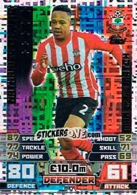 Sticker Nathaniel Clyne - English Premier League 2014-2015. Match Attax Extra n. M27 - Topps