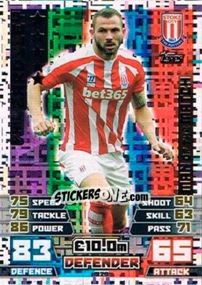Sticker Phil Bardsley - English Premier League 2014-2015. Match Attax Extra n. M29 - Topps