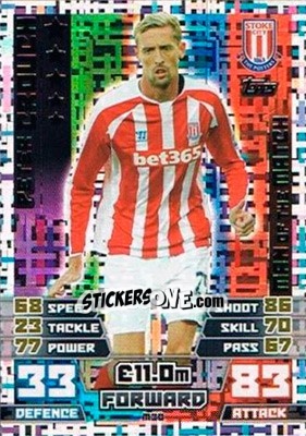 Sticker Peter Crouch - English Premier League 2014-2015. Match Attax Extra n. M30 - Topps