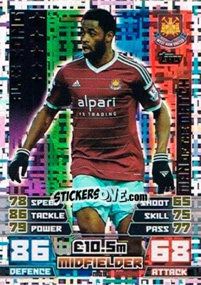 Sticker Alex Song - English Premier League 2014-2015. Match Attax Extra - Topps