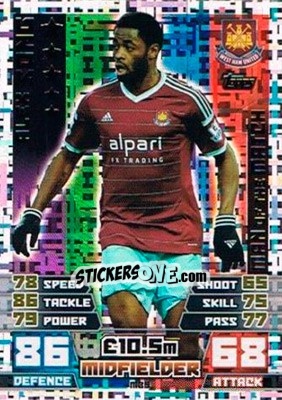 Sticker Alex Song - English Premier League 2014-2015. Match Attax Extra n. M39 - Topps