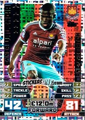 Sticker Enner Valencia - English Premier League 2014-2015. Match Attax Extra n. M40 - Topps
