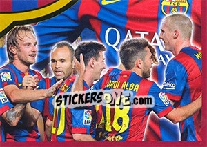 Sticker FC Barcelona - FC Barcelona 2014-2015 n. 6 - Panini