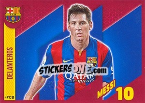 Sticker Messi - FC Barcelona 2014-2015 n. 17 - Panini