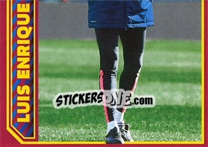 Sticker Luis Enrique in action