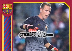Cromo Marc-André ter Stegen in action - FC Barcelona 2014-2015 n. 30 - Panini
