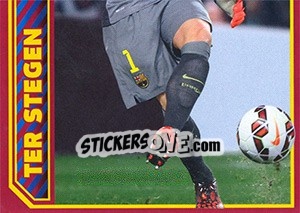 Cromo Marc-André ter Stegen in action - FC Barcelona 2014-2015 n. 31 - Panini