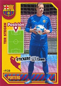 Cromo Marc-André ter Stegen (Position) - FC Barcelona 2014-2015 - Panini