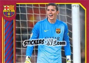 Sticker Masip in action - FC Barcelona 2014-2015 n. 34 - Panini