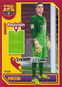 Cromo Masip (Position) - FC Barcelona 2014-2015 - Panini