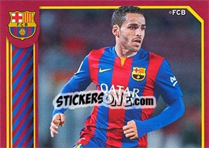 Sticker Douglas S. in action - FC Barcelona 2014-2015 n. 50 - Panini